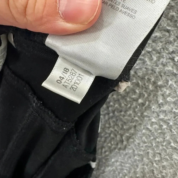 Adidas Pants Mens small Black track‎ Warmup Soccer Tapered Tricot athletic logo - Picture 7 of 7